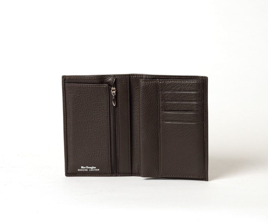 Homme Mac Douglas Portefeuilles | Saison Spencer Portefeuille Cuir Moka