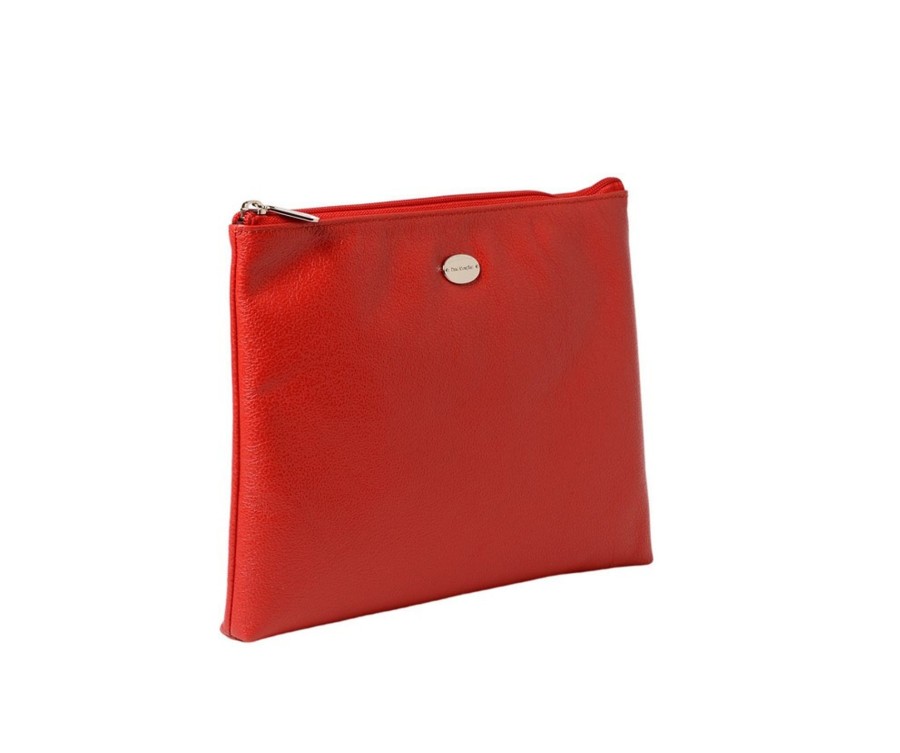 Femme Mac Douglas Pochettes | Limace Buni Grande Pochette Plate Cuir