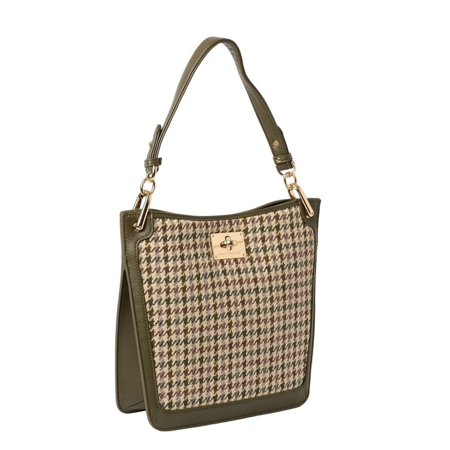 Femme Mac Douglas Sacs Portes Epaule | Kentucky Fantasia Petit Sac Porte Epaule Tweed