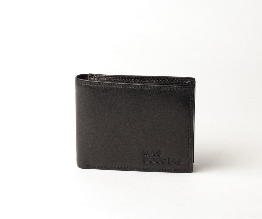 Homme Mac Douglas Portes-Cartes | Equinox Stone Porte-Cartes Cuir Noir