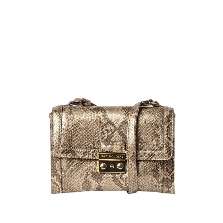 Femme Mac Douglas Sacs Bandouliere | Soria Bryan Petit Sac Travers A Aspect Python