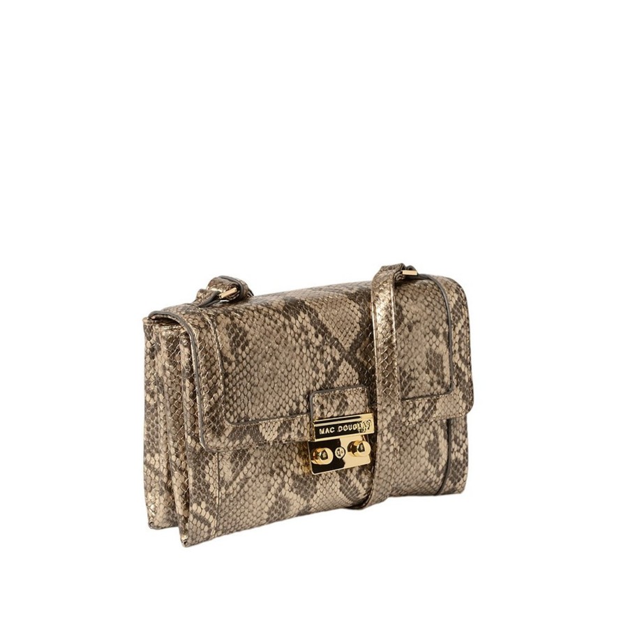 Femme Mac Douglas Sacs Bandouliere | Soria Bryan Petit Sac Travers A Aspect Python