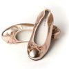 Femme Mac Douglas Ballerines | Ballerines Eliane Cuir D'Agneau Rose Poudre Metallise