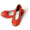 Femme Mac Douglas Ballerines | Ballerines Eliane Cuir D'Agneau Orange