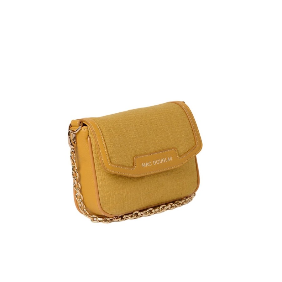 Femme Mac Douglas Sacs Bandouliere | Kiribati Fantasia Petit Sac Bandouliere Lin