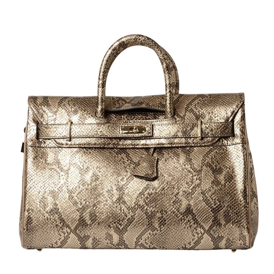 Femme Mac Douglas Sacs Pyla | Pyla Bryan Grand Sac A Main Aspect Python