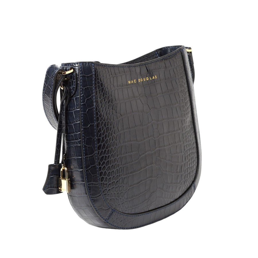 Femme Mac Douglas Sacs Bandouliere | Pacha Romy Sac Bandouliere Cuir Grain Croco