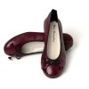 Femme Mac Douglas Ballerines | Ballerines Eliane Cuir D'Agneau Bordeaux