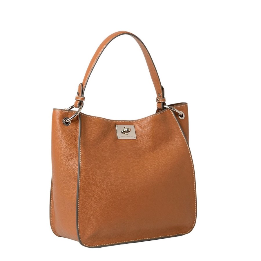 Femme Mac Douglas Sacs Portes Epaule | Amalfi Cienna Sac Porte Epaule En Cuir