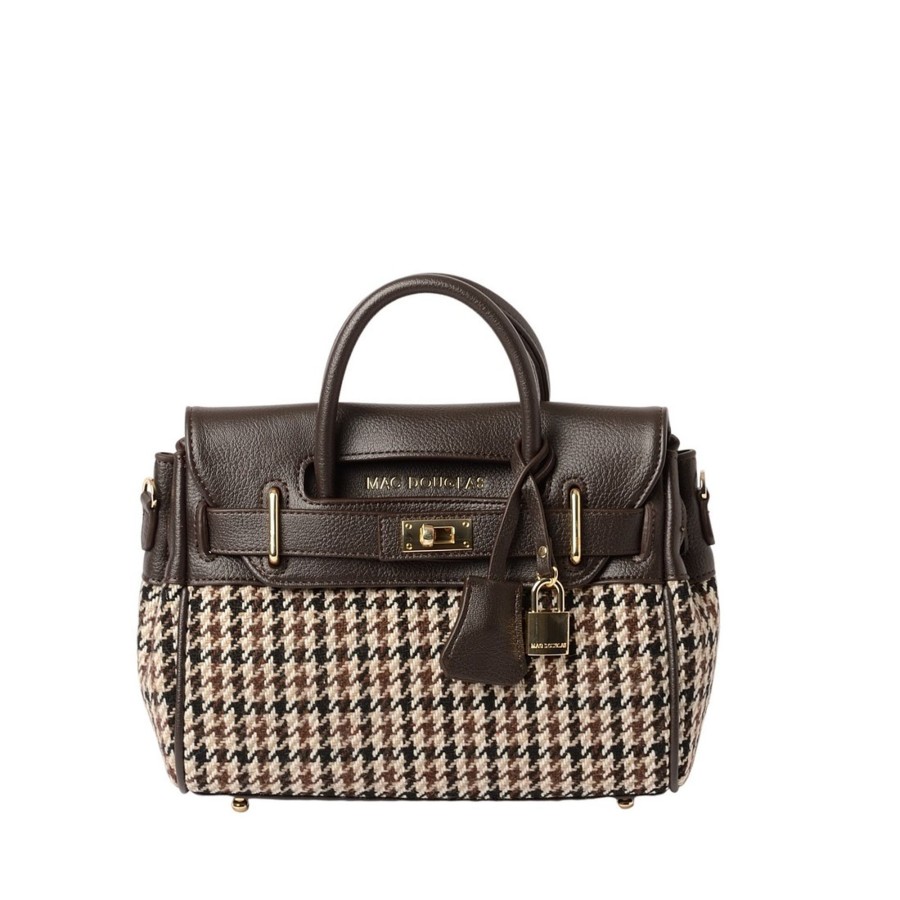 Femme Mac Douglas Sacs Pyla | Pyla Fantasia Mini Sac A Main Motif Tweed