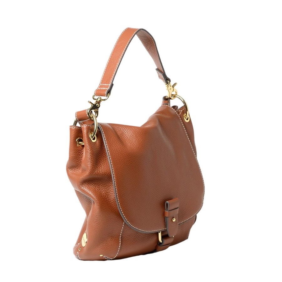 Femme Mac Douglas Besaces | Mandalay Procida Grand Sac Besace Cuir