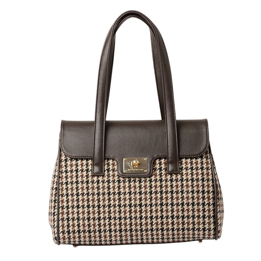 Femme Mac Douglas Sacs A Main | Ajaccio Fantasia Sac Bandouliere Tweed