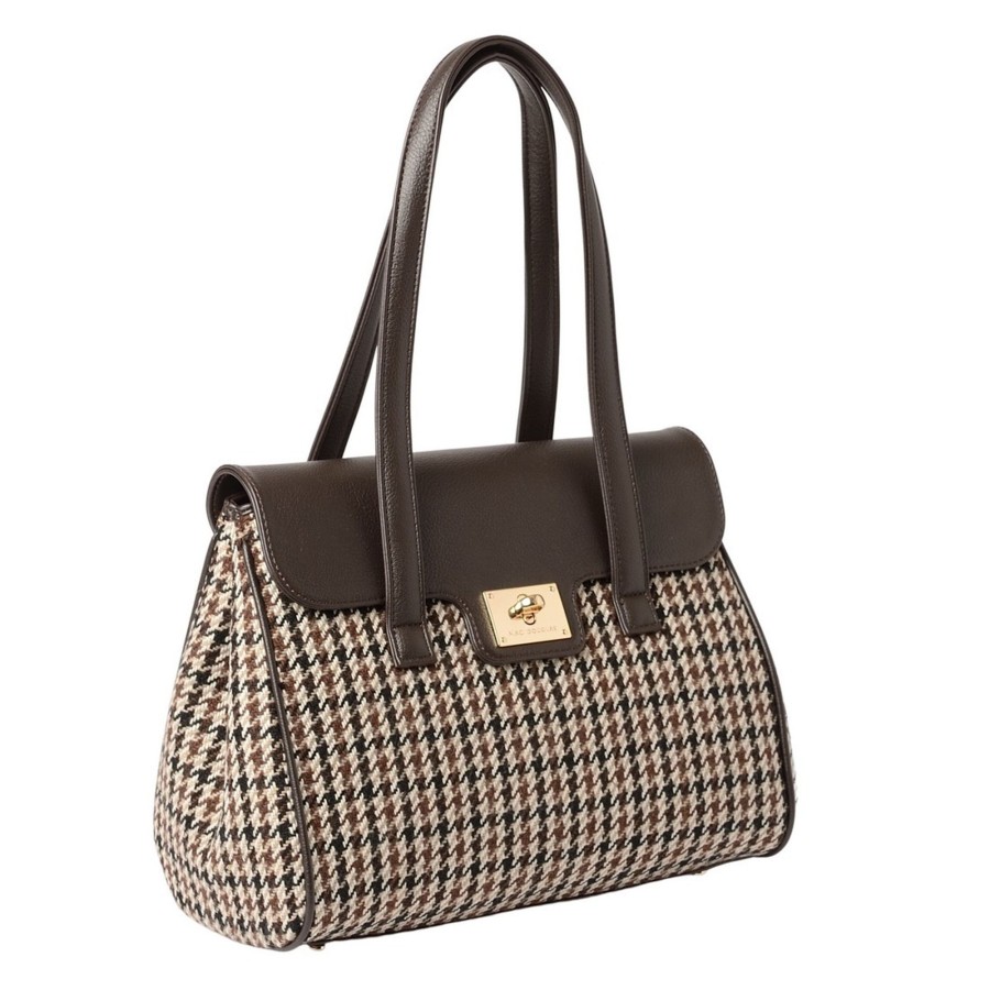 Femme Mac Douglas Sacs A Main | Ajaccio Fantasia Sac Bandouliere Tweed