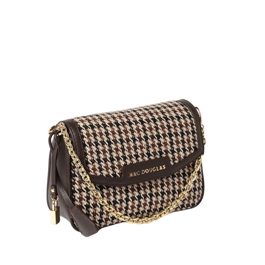 Femme Mac Douglas Sacs Bandouliere | Kiribati Fantasia Sac Bandouliere Tweed