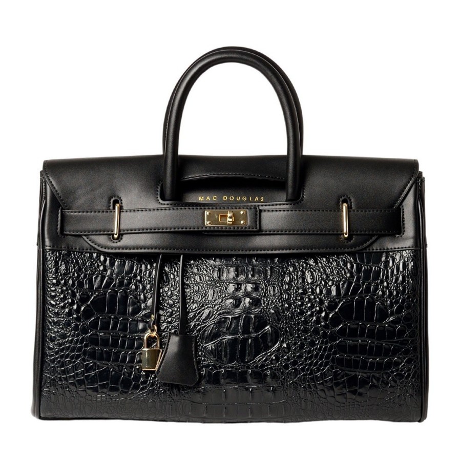 Femme Mac Douglas Sacs Pyla | Pyla Meryl Grand Sac A Main Aspect Croco