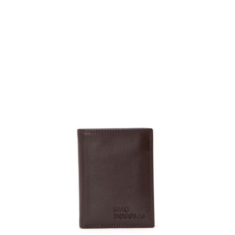 Homme Mac Douglas Portefeuilles | Elmer Stone Portefeuille Cuir Chocolat