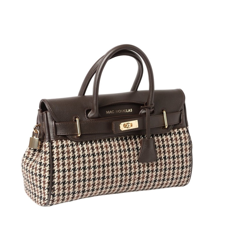 Femme Mac Douglas Sacs Pyla | Pyla Fantasia Sac A Main Motif Tweed